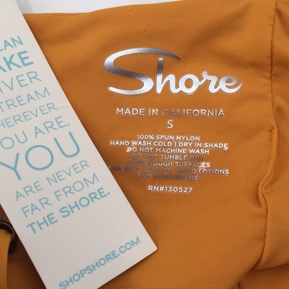 BIKINI Off Shoulder Bandeau Top Lace Up Yellow - Picture 6 of 11